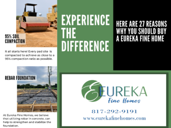 Eureka Fine Homes brochure, page 1